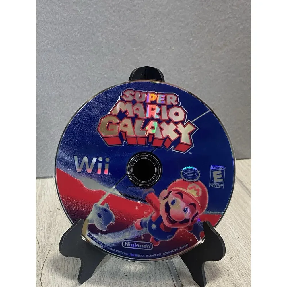 Super Mario Galaxy (Nintendo Wii, 2007) WITH MANUAL. Tested!